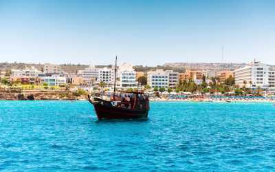 Piracki rejs wokół Cape Greco z Protaras